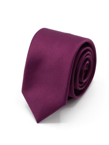 Saténová kravata Purple